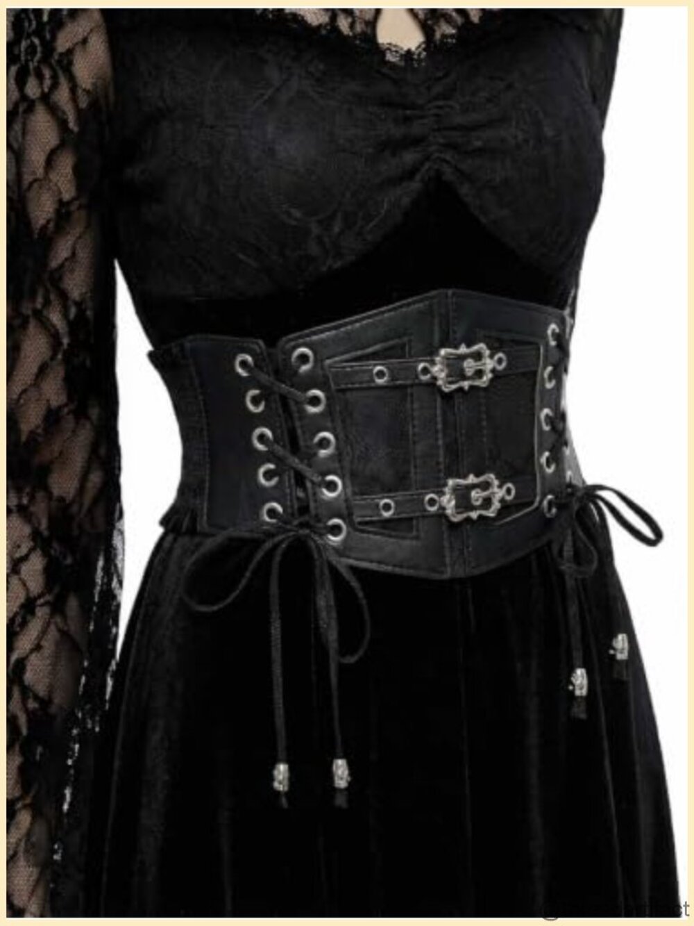 Wriidy Lace-Up Cinch Corset Belt Waist Cincher for Women